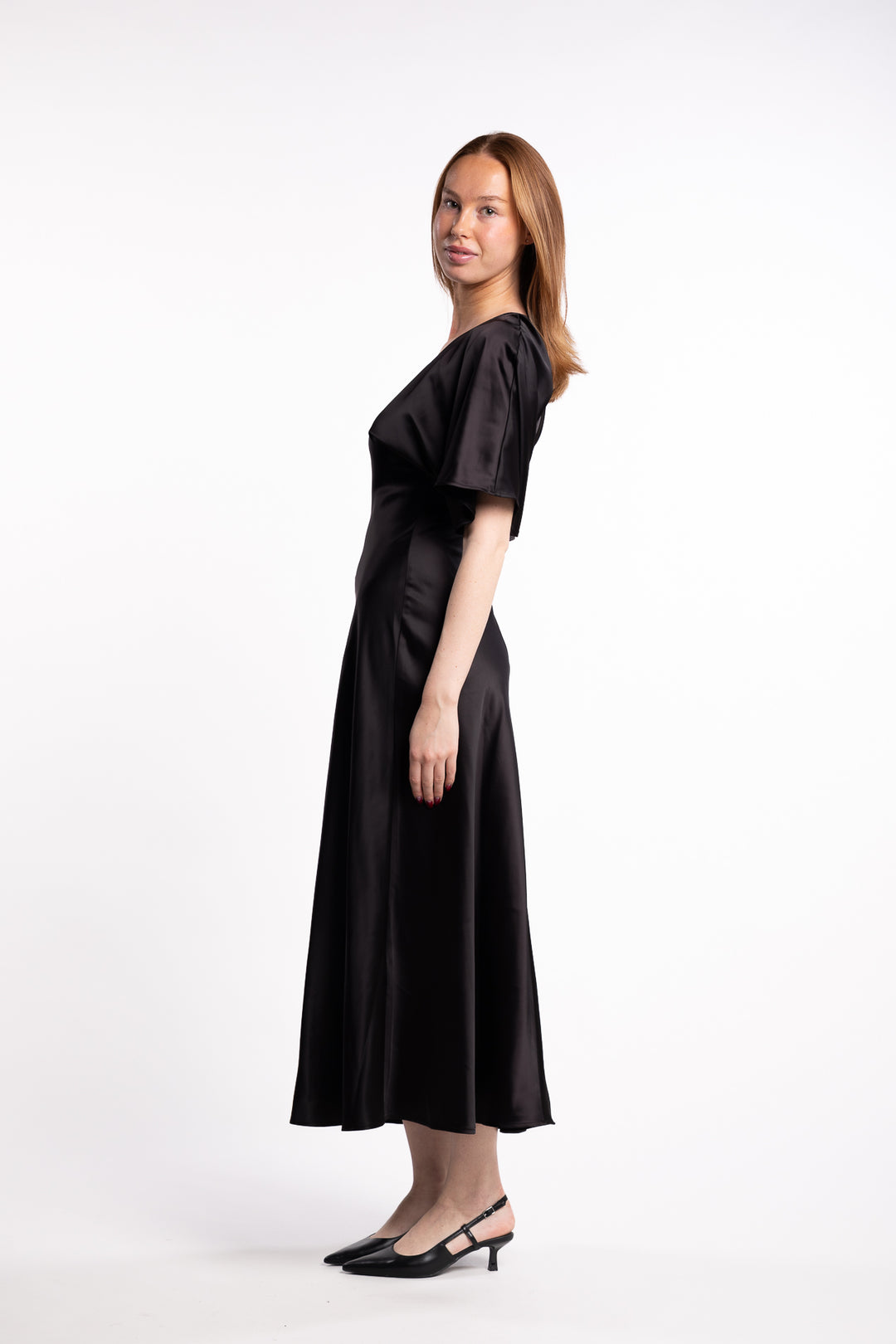 Rakel Midi Dress - Black