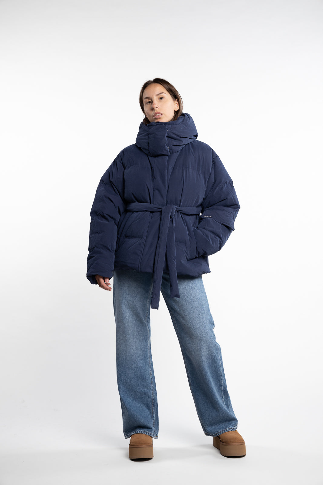 Steilia Brushed Jacket- Navy