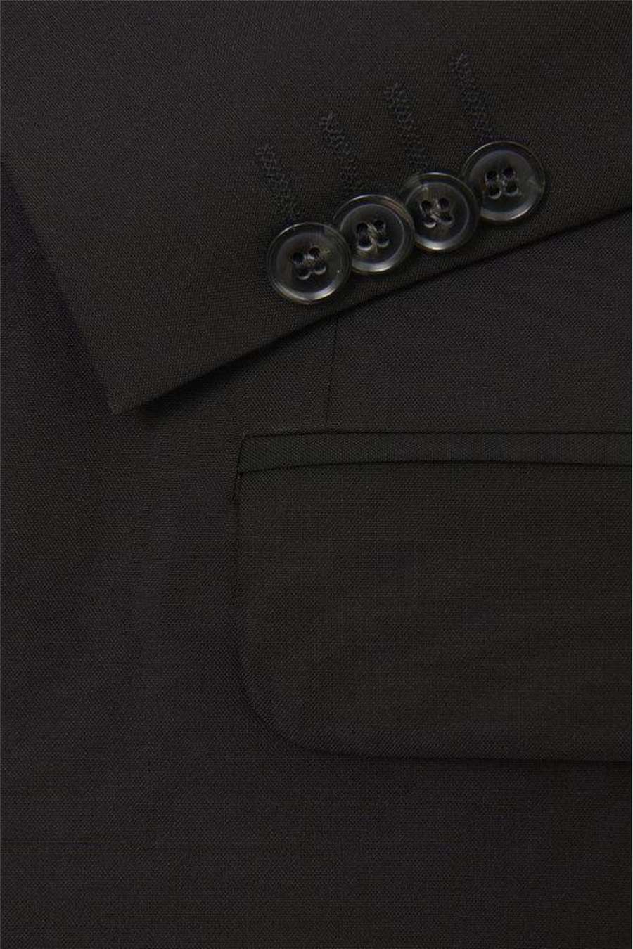 Joel Wide Fit Blazer Black