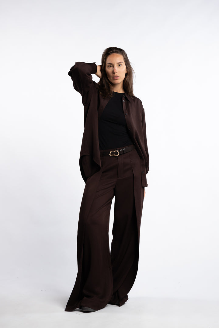 Iris Shirt - Dark Brown