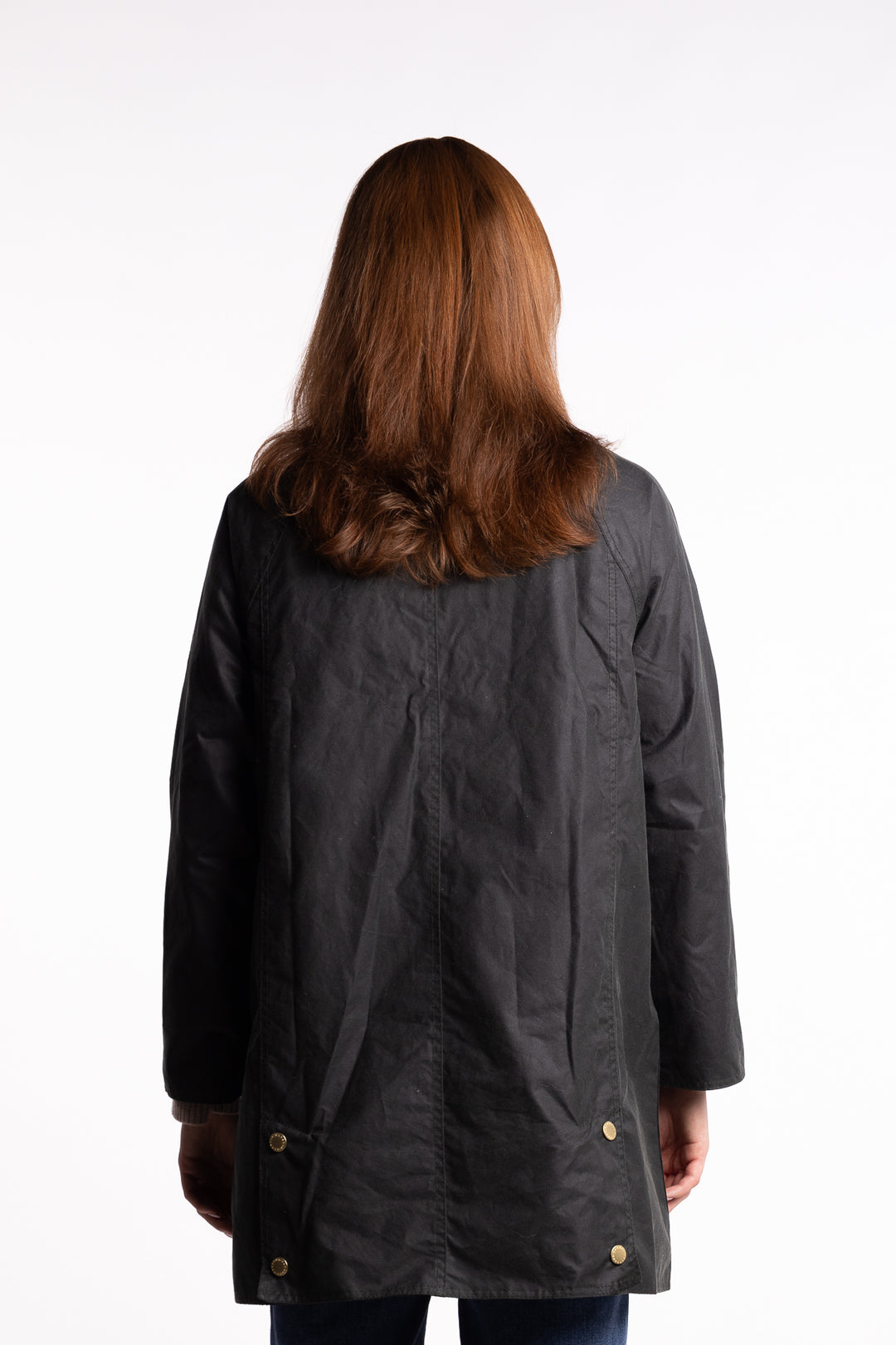 Long Beadnell Wax Jacket- Sage