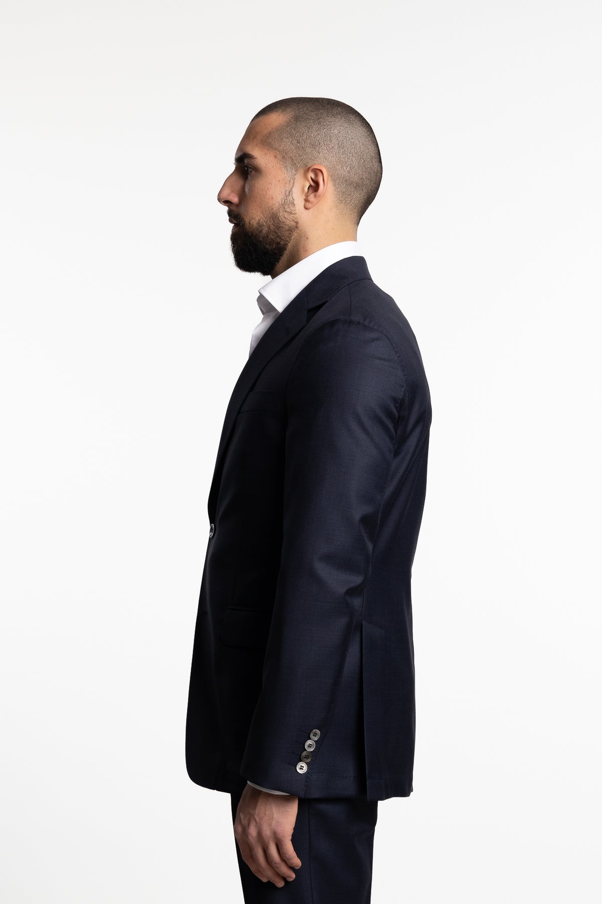 Sienna Slim Fit Blazer Dark Blue Melange