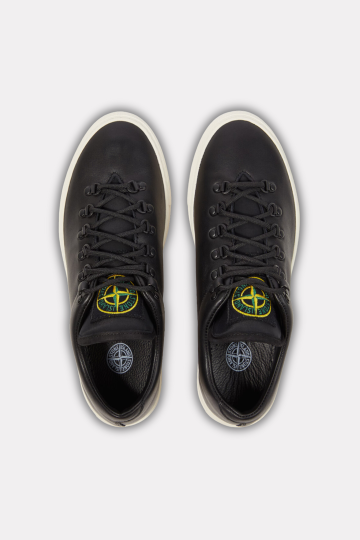 Compass-motif Sneakers Black