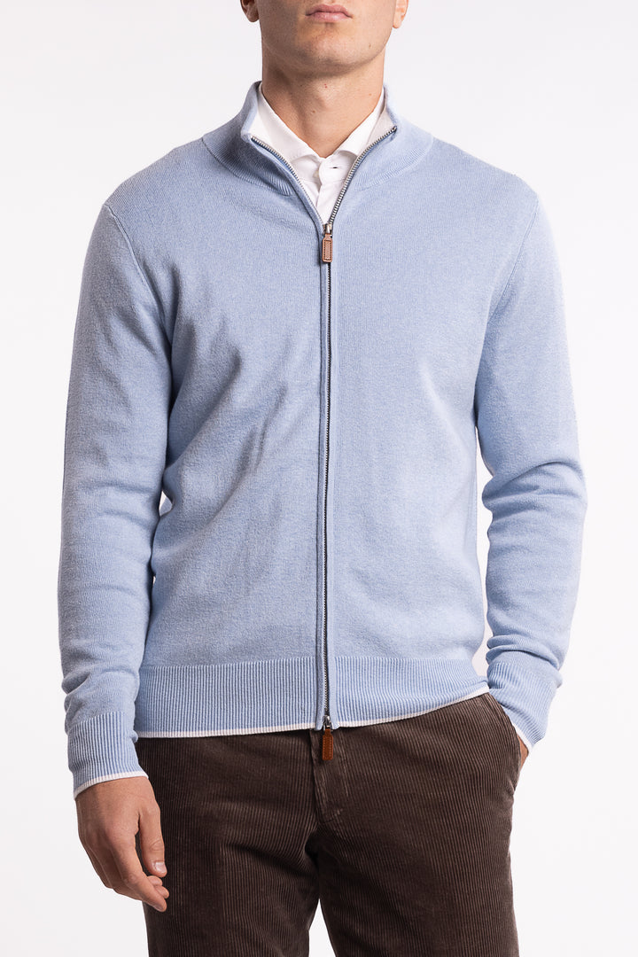 Nate Cardigan Light Blue