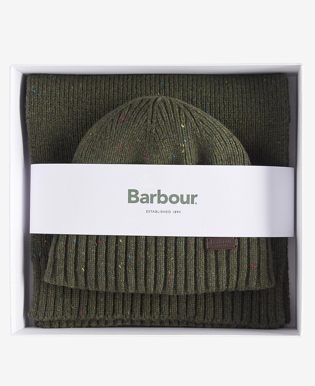 Scarf/Beanie Gift Set Olive