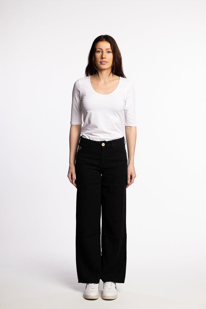 Culotte Linen- Black