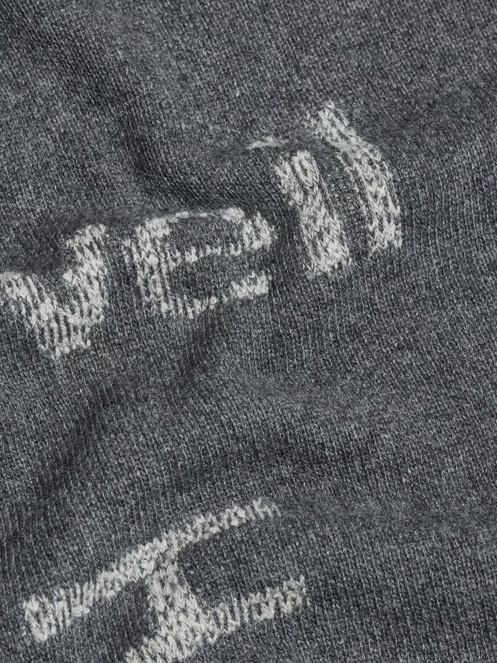 Haza Logo Crew Dark Grey Mix