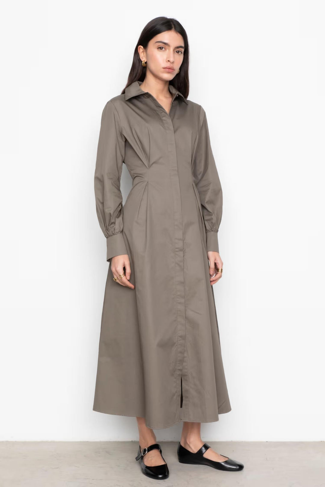 Leandra Dress- Army