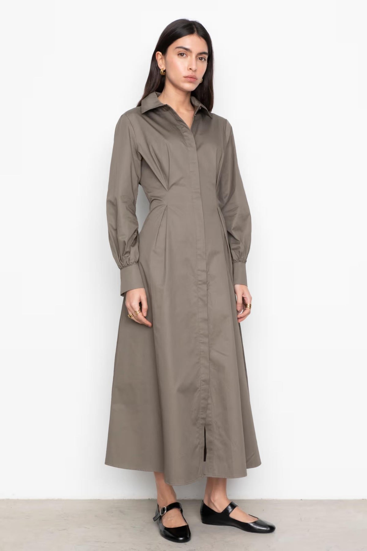 Leandra Dress- Army