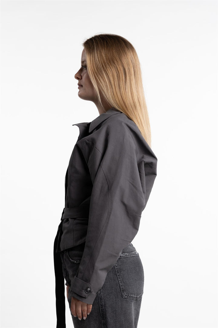 Sousha Blouson Jacket- Dk. Grey