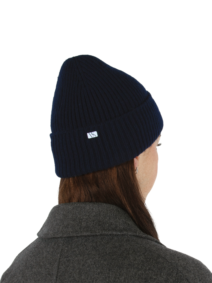 Oslo Beanie Cashmere Wool Dusk Navy