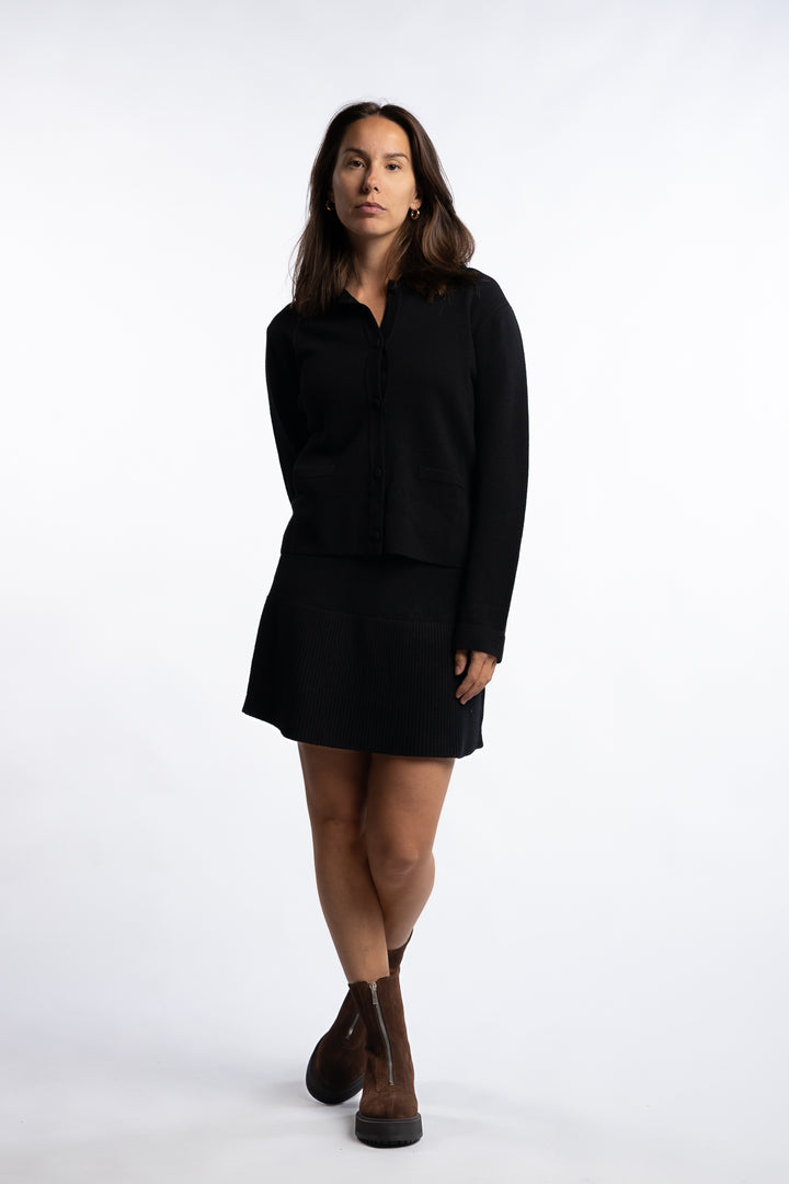 Ulla Merino Jacket- Black