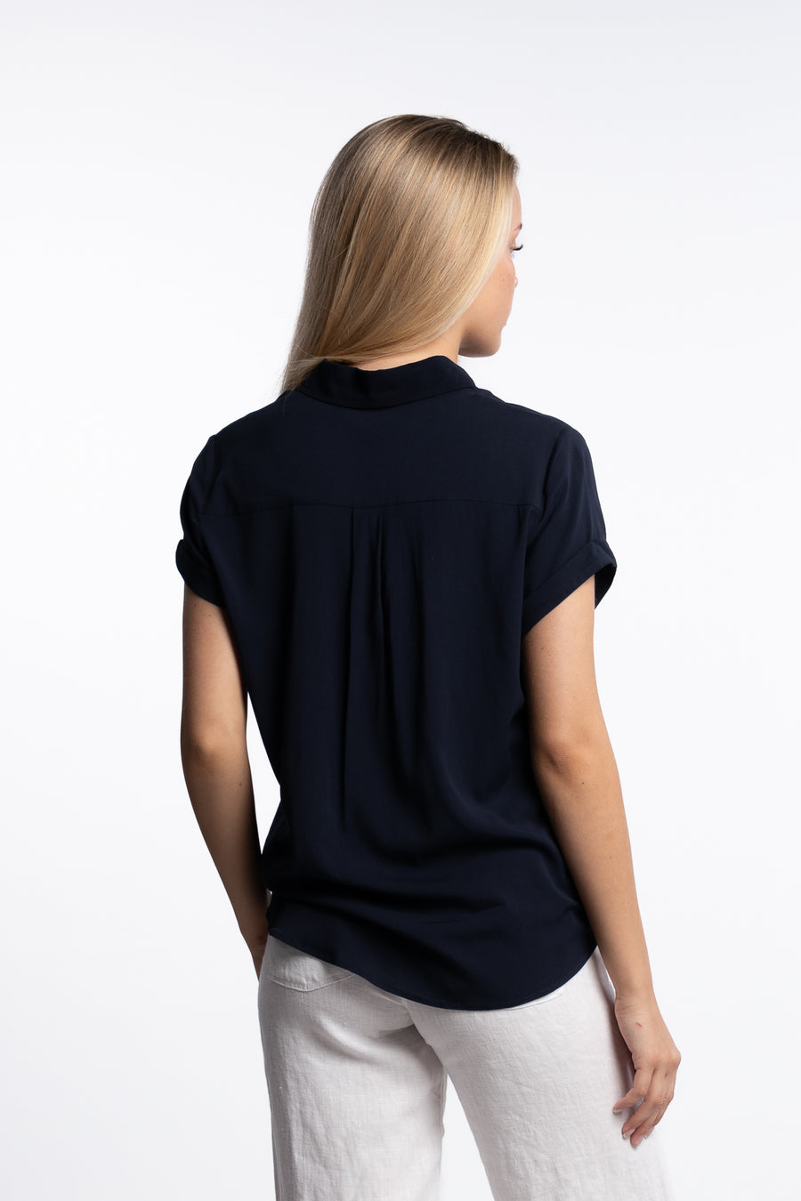 Majan ss shirt 9942- Dark Sapphire