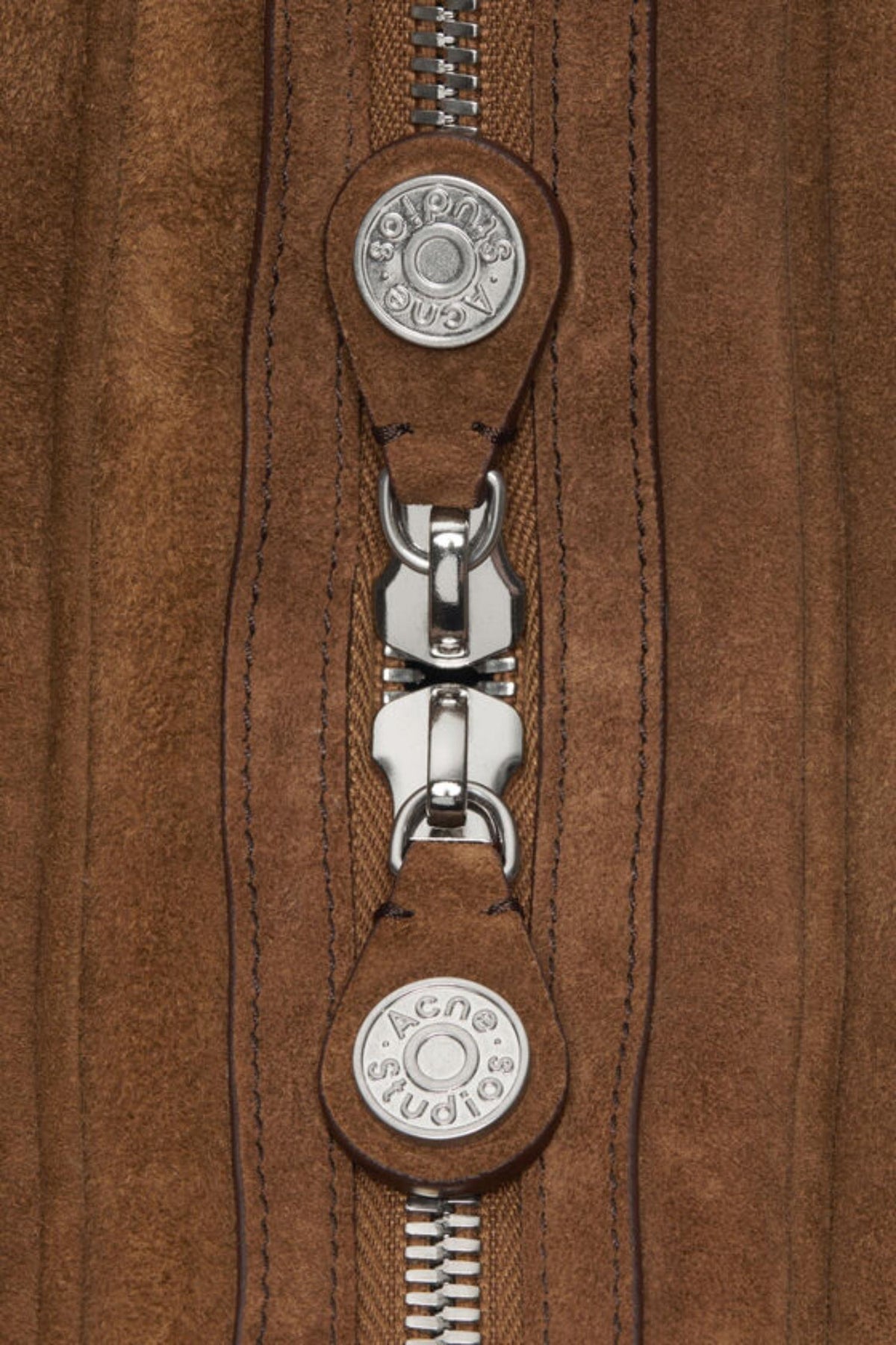 Camero Party Bag- Suede Cognac Brown