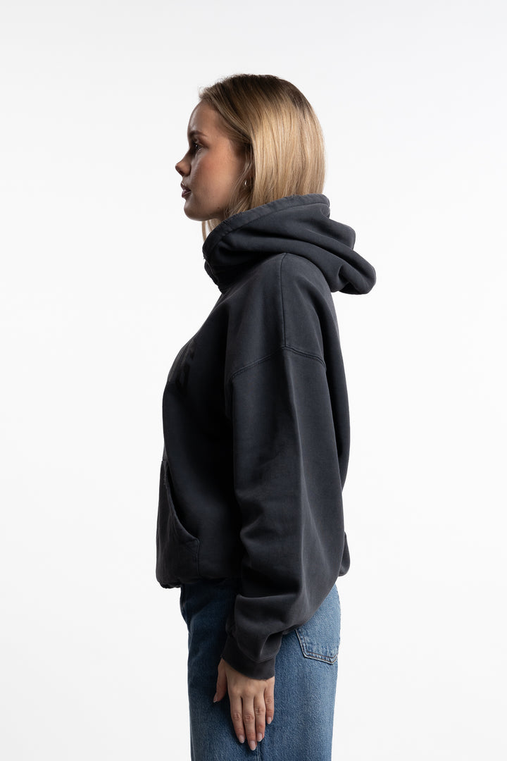 Harvey Sweatshirt- Dark Washed Black