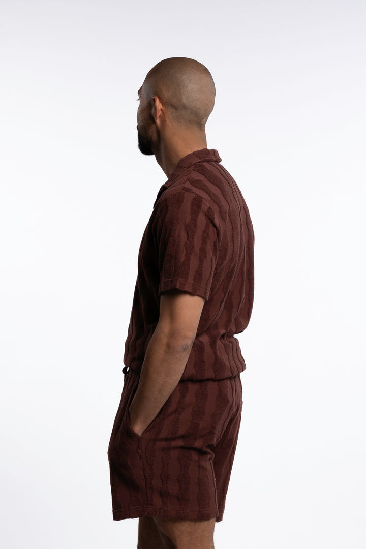 Polo Terry Shirt Totem Stripe