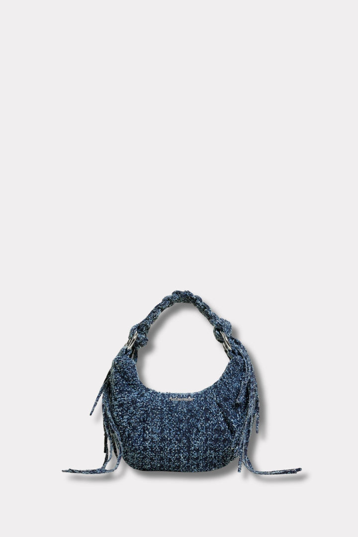 Cocoon Denim Micro Bag- Blue