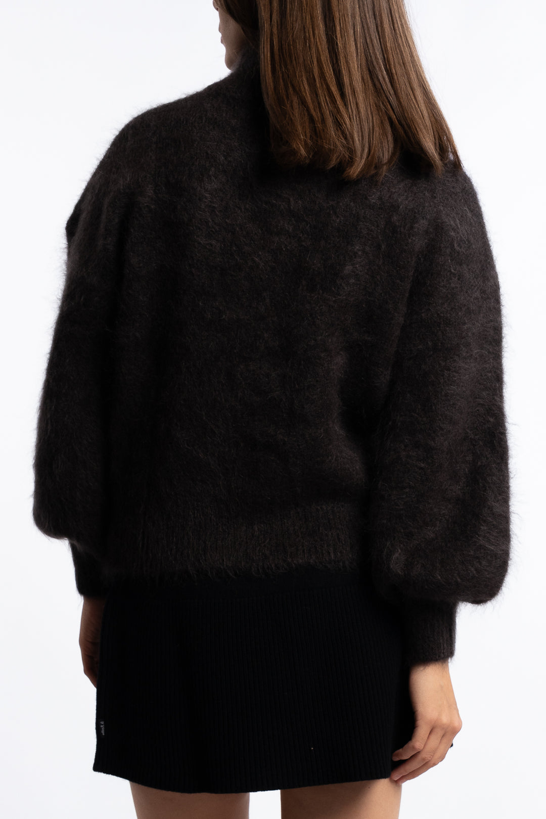 Li Chunky Sweater- Dark brown