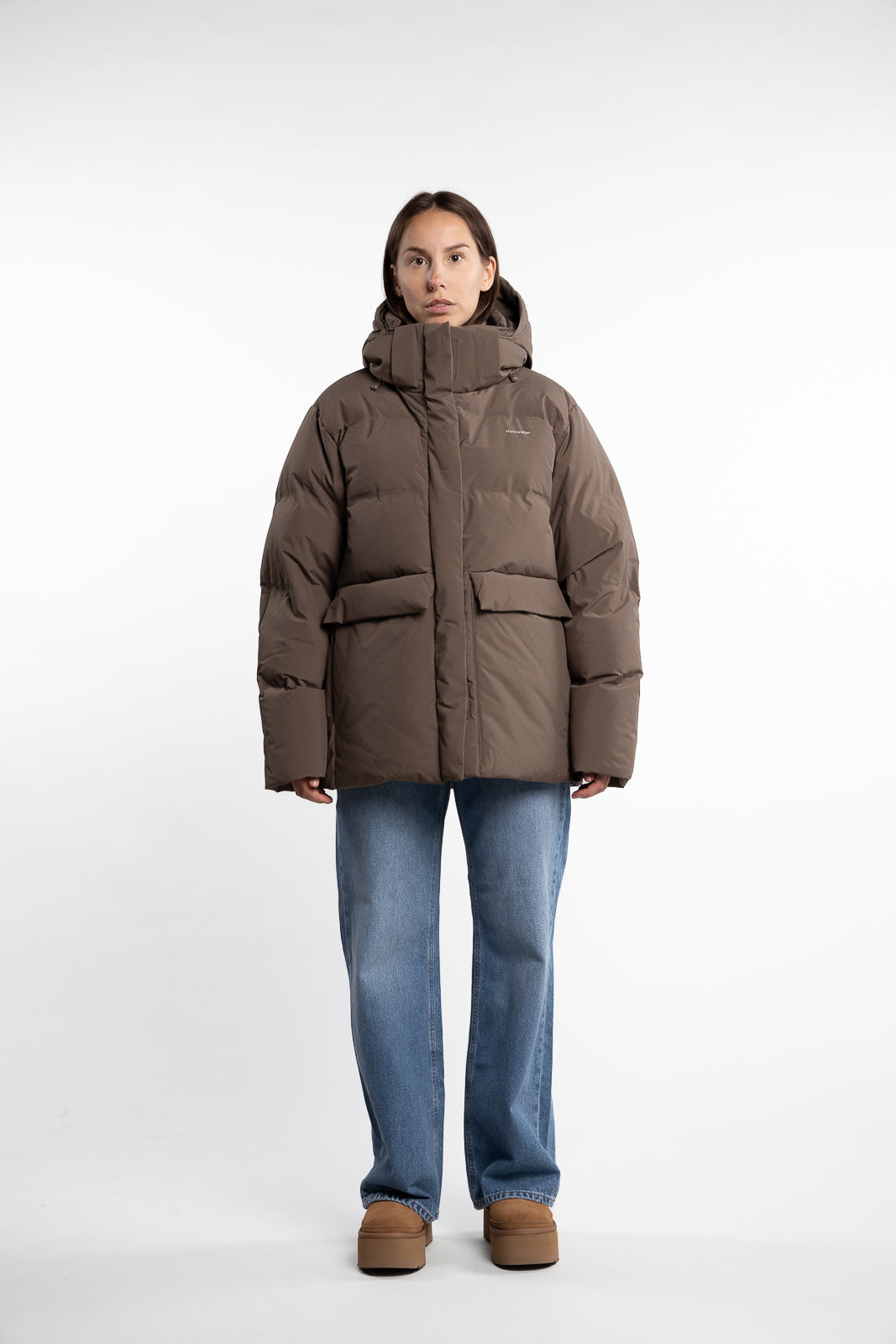 Besseggen Down Jacket- Taupe