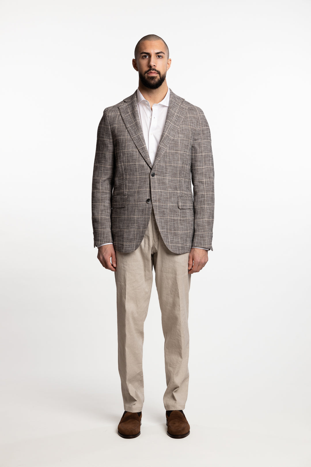 New Sienna Blazer Check Pattern