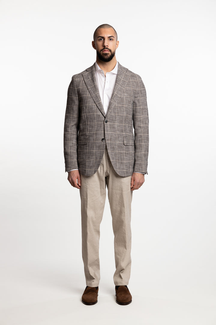 New Sienna Blazer Check Pattern