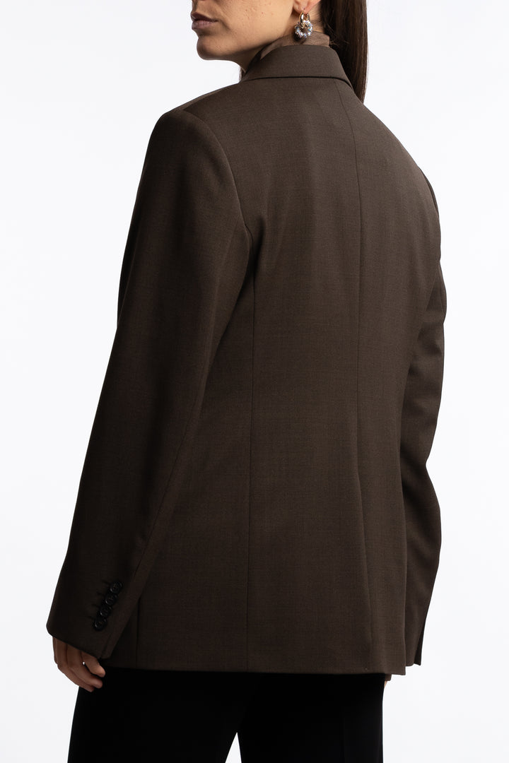 Delilah Blazer- Walnut Brown