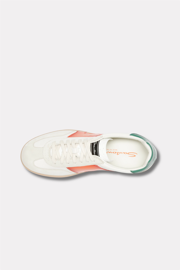 DBS Olympic Leather Sneaker Green/White/Orange