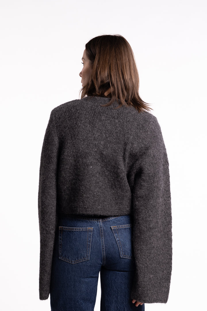 Cessole Cardigan- Dark Grey