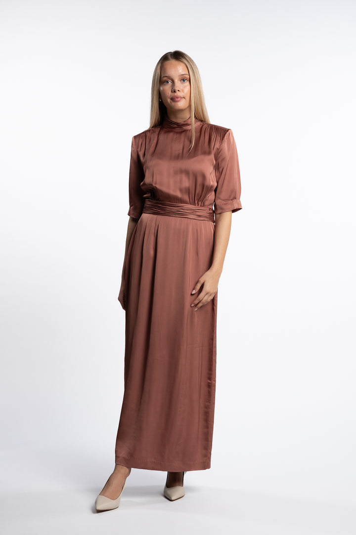 Beronia Dress- Terracotta