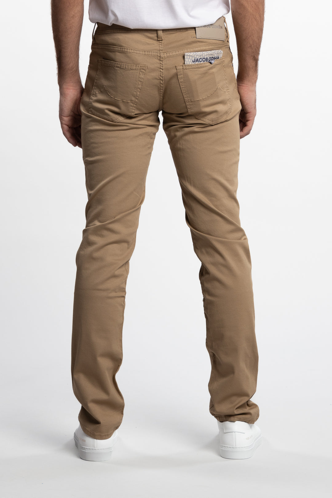 Nick Stretch Cotton Lyocell Twill Pants Beige