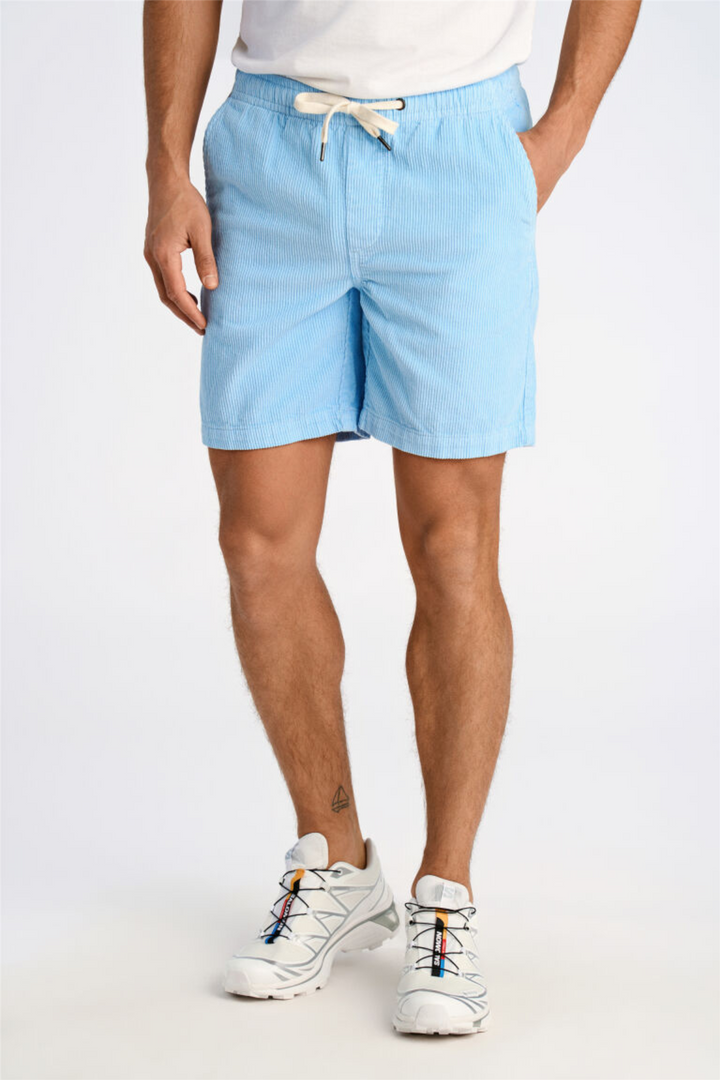 Corduroy Shorts Bright Blue