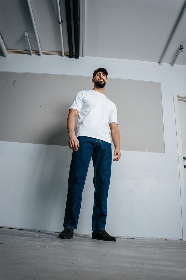 Cotton Crew Neck Hiking T-Shirt White