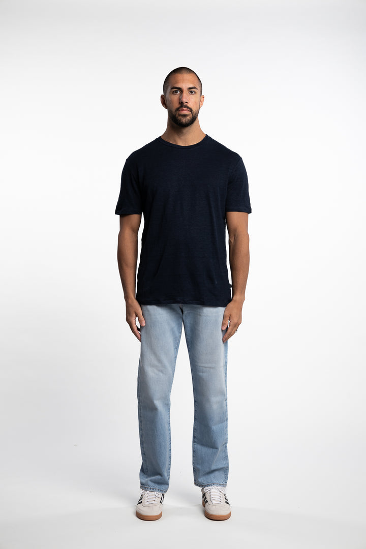 Coma Linen Tee JL Navy