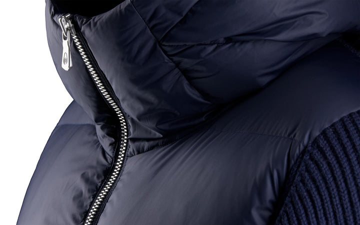 Ridge Knitted Hybrid Dark Navy