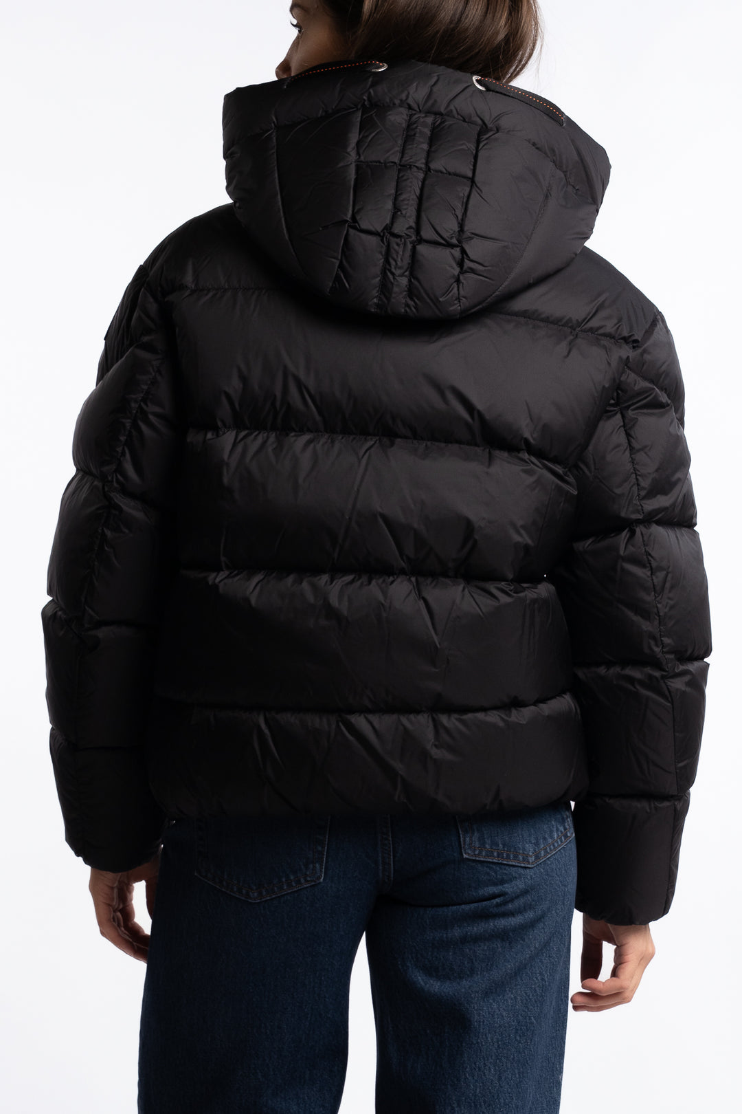 Tilly Hooded Down Jacket- Black