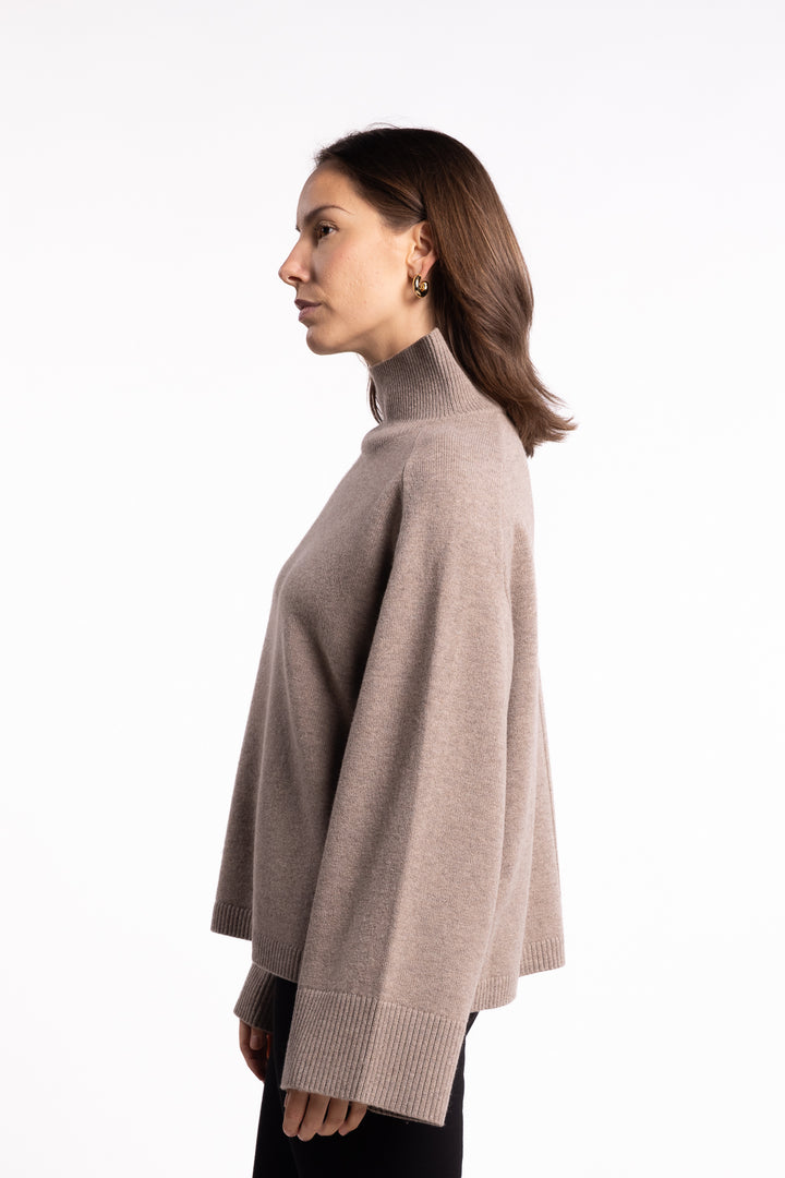 Cape Cod Turtleneck- Wheat