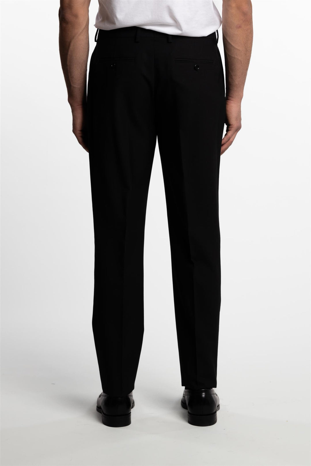 Attitude Wool Trouser Black