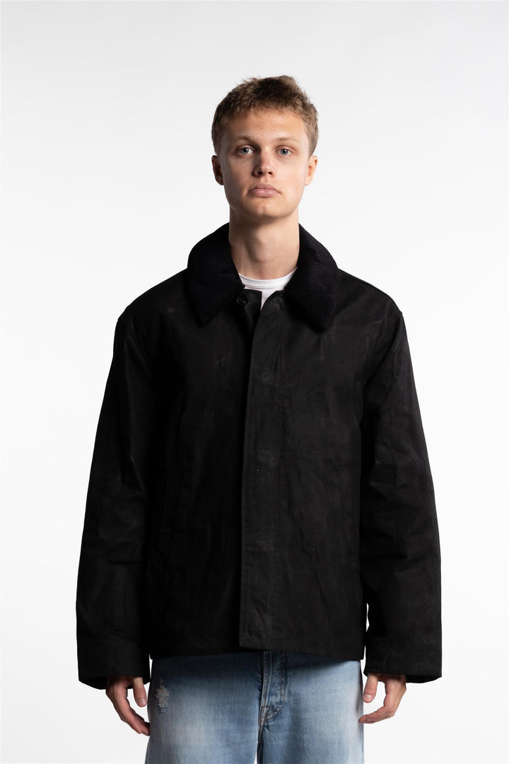 Danni Waxed Jacket Black