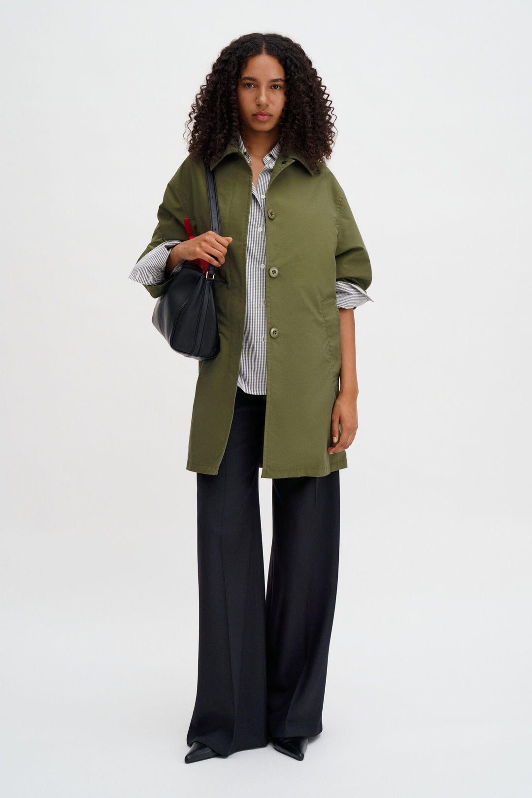 Cassie Car Coat - Laurel Green