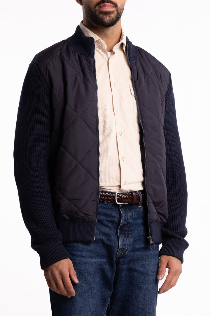 Newland Quilted Jumper Classic Navy
