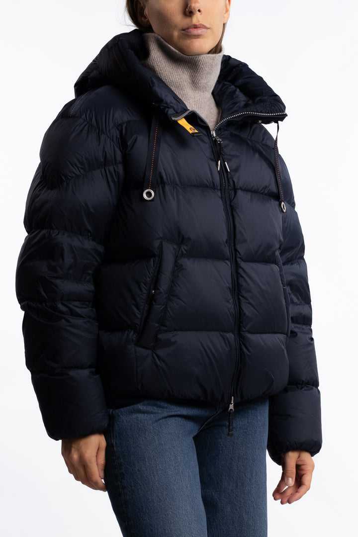 Tilly Hooded Down Jacket - Blue Navy