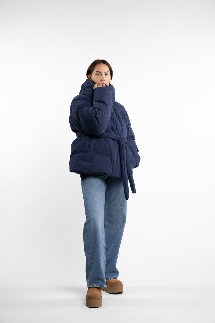 Steilia Brushed Jacket- Navy