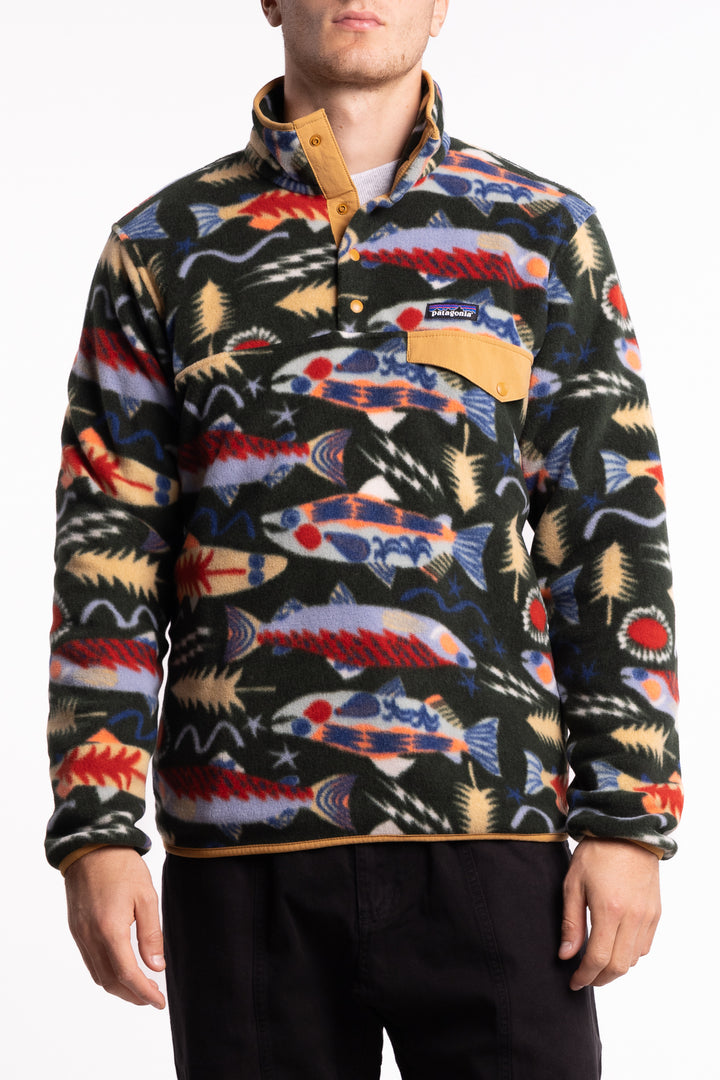 M Lightweight Synchilla® Snap-T® Fleece Pullover Old Growth Green