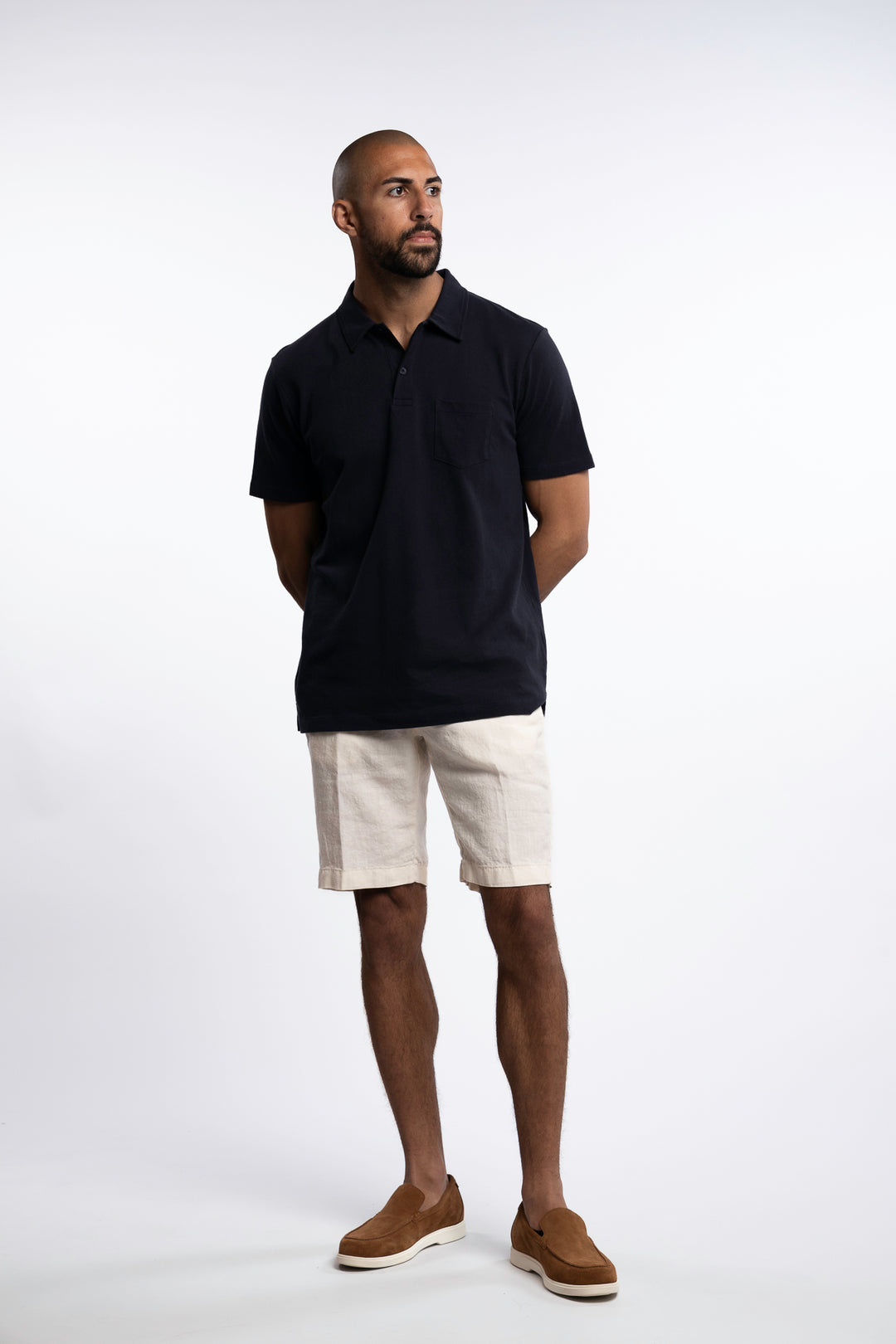 Linen Shorts Ecru