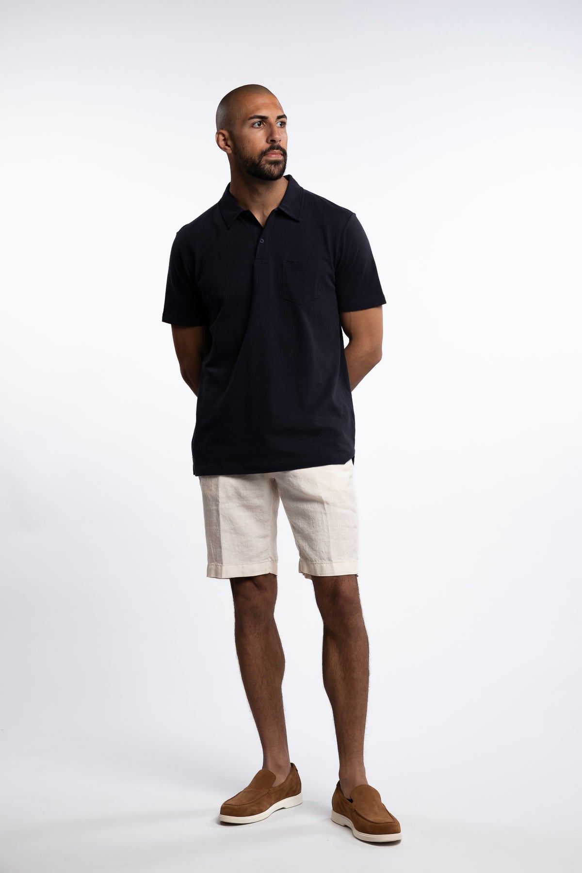 Linen Shorts Ecru