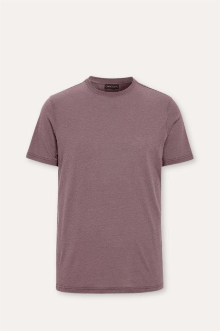 Kim Tencel/Cotton Regular Fit T-shirt Purple