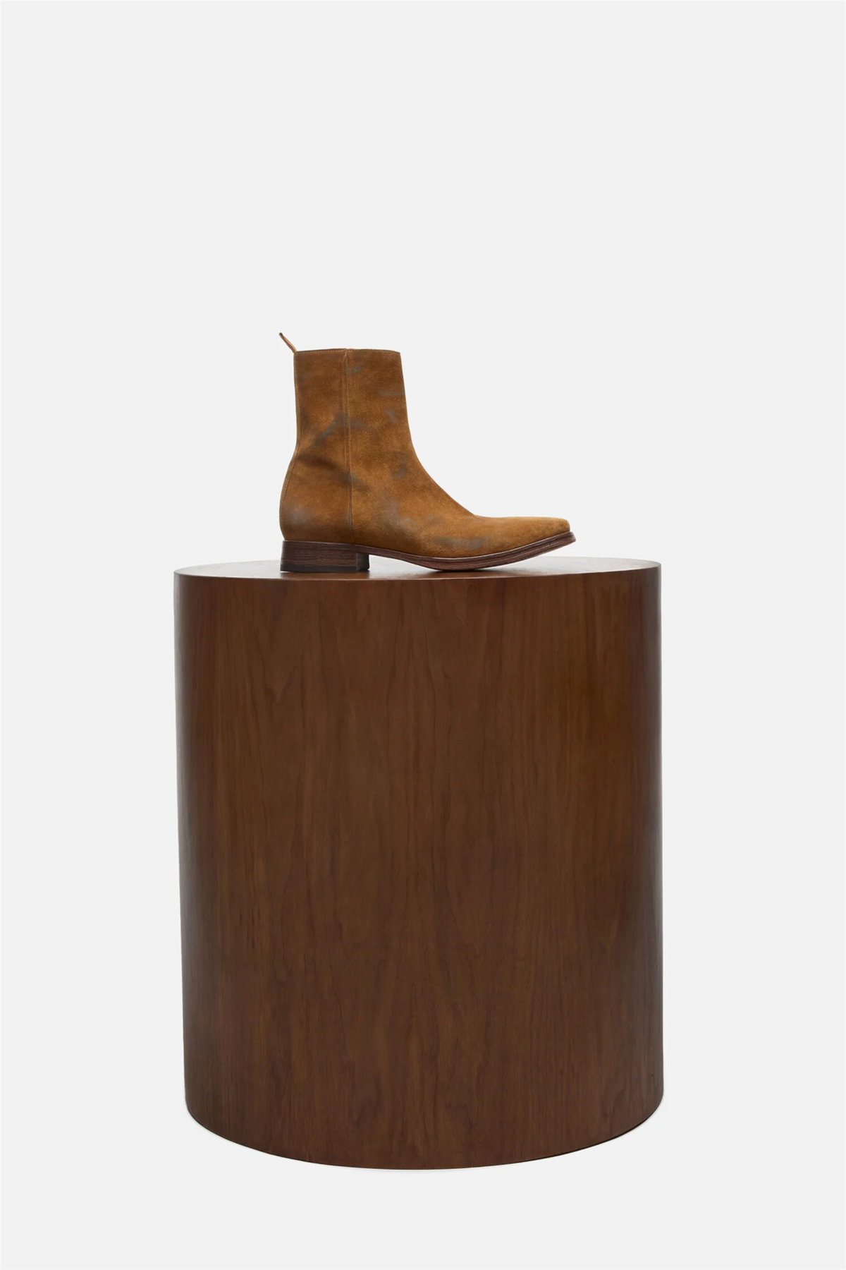 Suede Ankle Boots Sand Beige