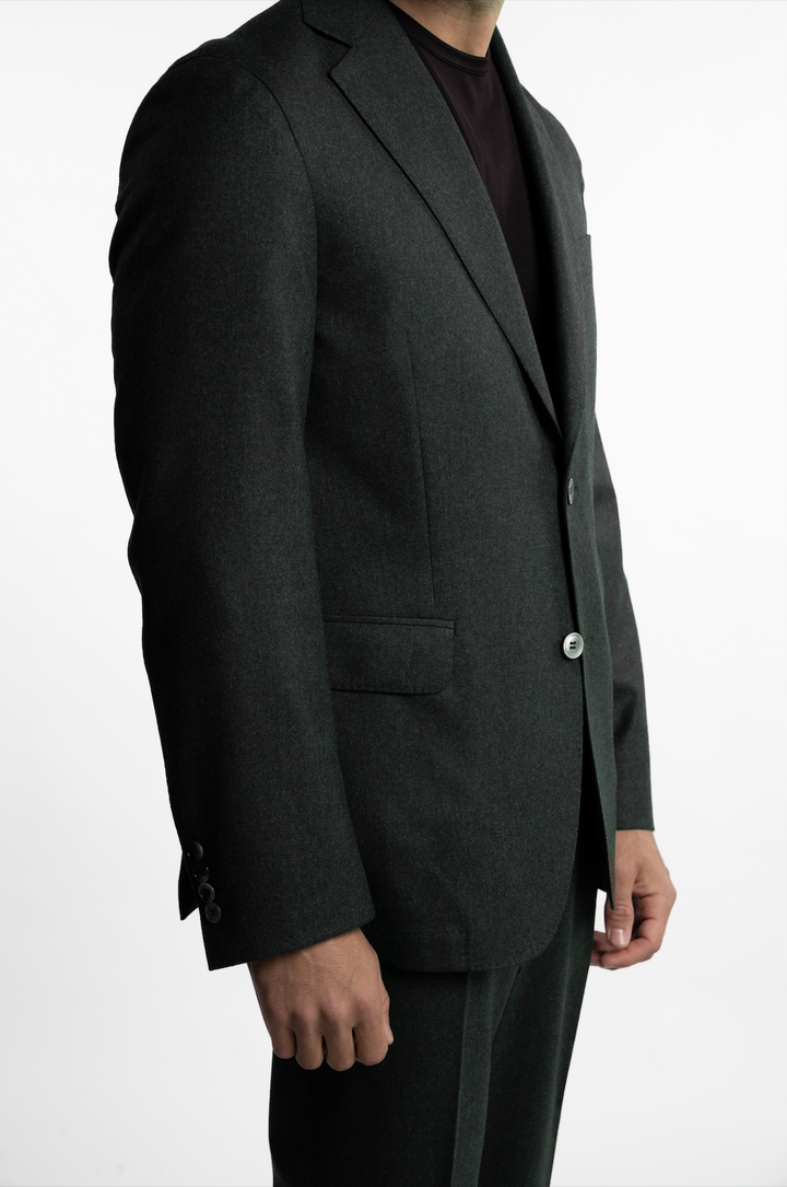 New Sienna Flannel Blazer Green Cervo