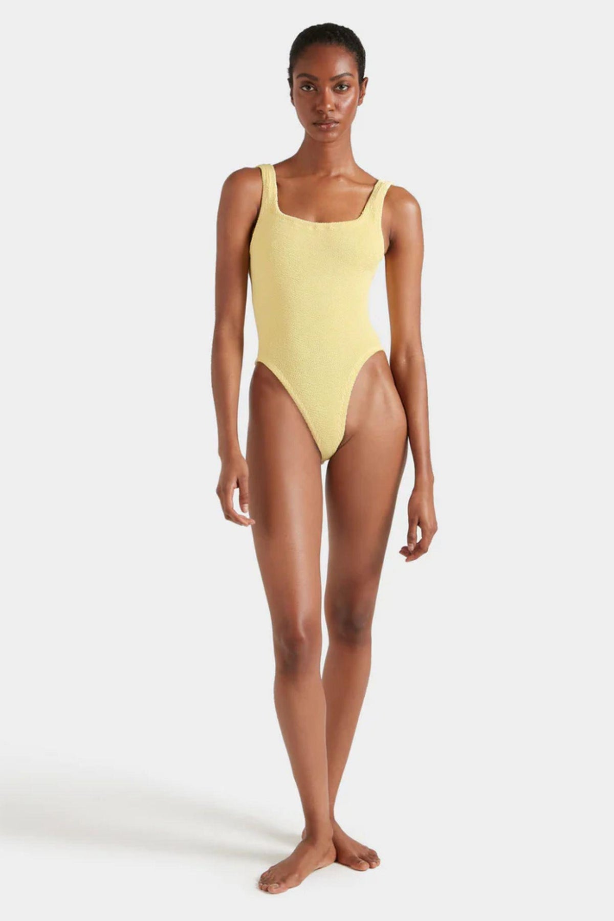 Square Neck Swim- Butter