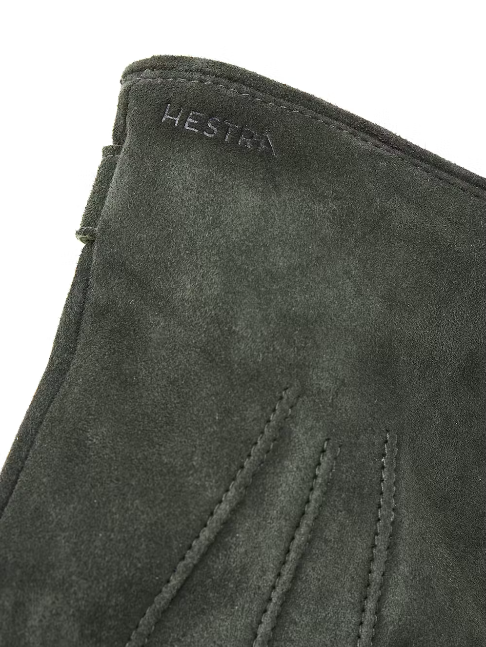 Robert Suede Leather Gloves Green